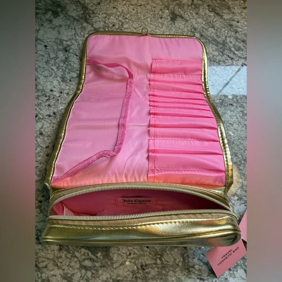 Juicy Couture Gold Women's Makeup Bag - Picture 8 of 15